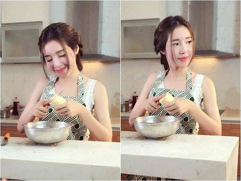 Mặc đồ sexy tột cùng ngay cả khi vào bếp, mấy ai qua mặt được Elly Trần?-6