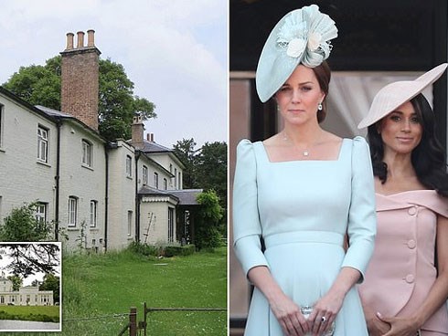 Vợ chồng Công nương Meghan Markle chuyển khỏi điện Kensington vì căng thẳng với vợ chồng Công nương Kate Middleton
