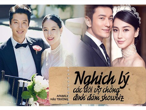 Nghịch lý các cặp vợ chồng sao: Đôi