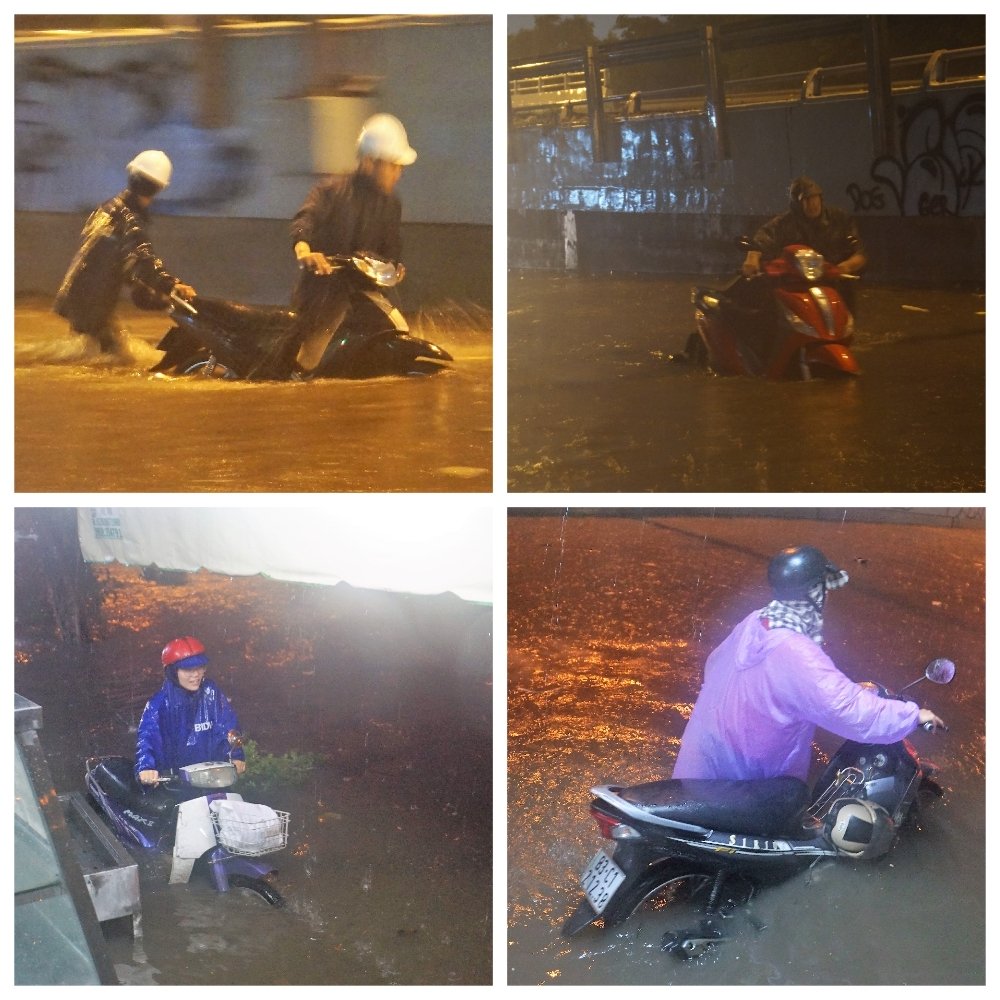 Bão số 9: Người Sài Gòn quay cuồng chống ngập suốt đêm-4