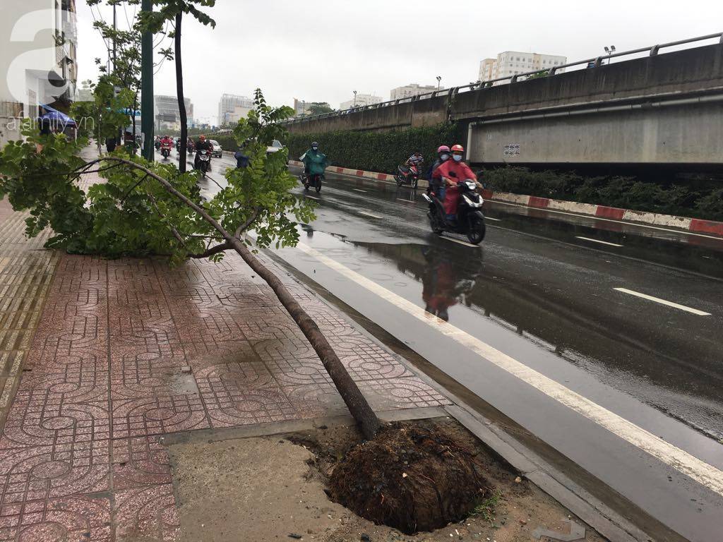 Sáng thứ 2 kẹt xe, ngập nước, xe chết máy nằm la liệt, người Sài Gòn khốn khổ sau bão số 9-16