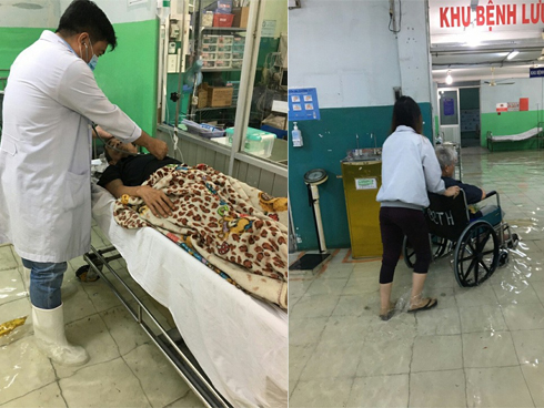 Dân Sài Gòn đồng loạt chia sẻ ảnh và clip chống bão, lội ngập trong trận mưa như trút cả ngày vì bão số 9-7