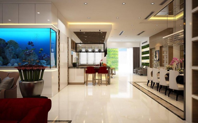 Hoa hậu Thu Hoài bức xúc khi penthouse rộng hơn 400m2 bị nước tràn vào như dòng sông-11