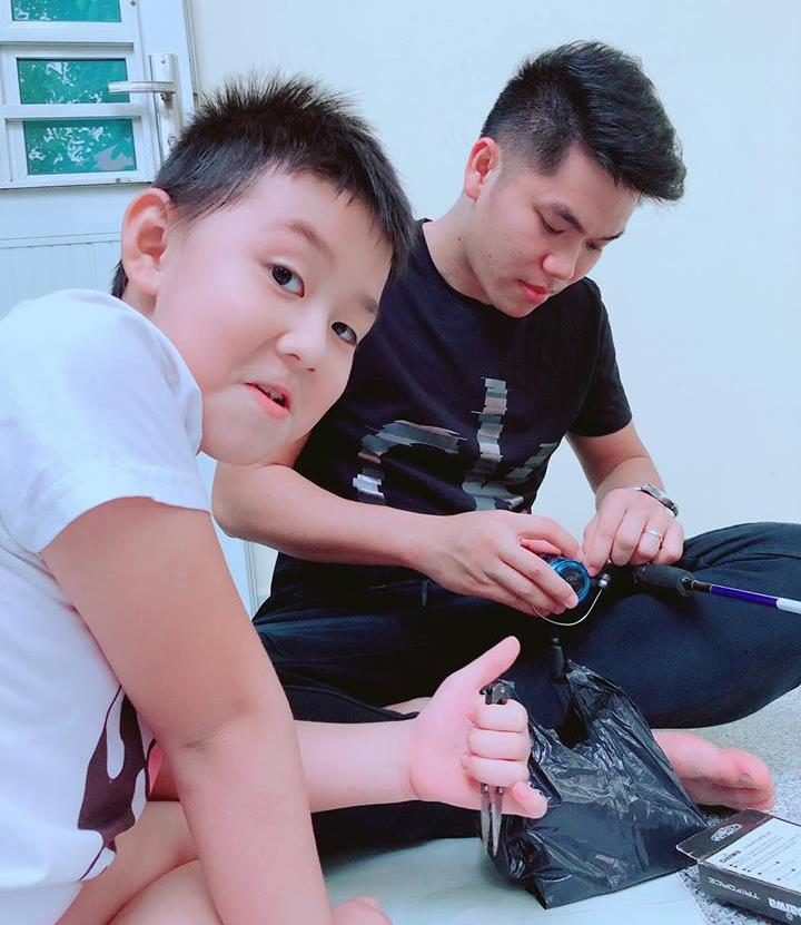 Lê Phương bận đi diễn, ít ai ngờ con trai cô ở nhà được ba dượng chăm sóc thế này-2