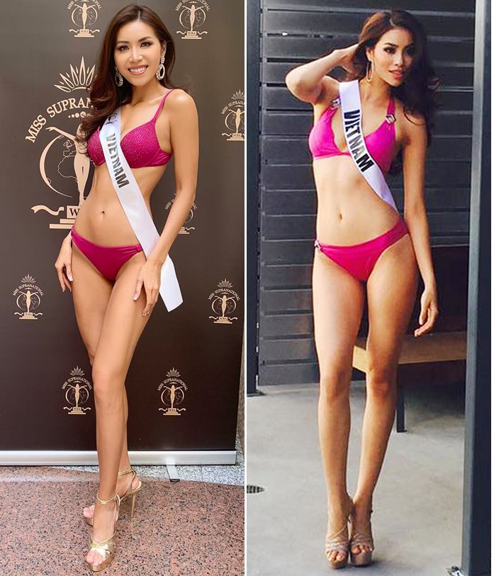 Nhìn Minh Tú diện bikini khoe dáng lại khiến chúng ta nhớ đến hình ảnh của Phạm Hương thuở nào-2