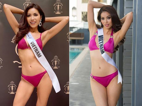 Nhìn Minh Tú diện bikini khoe dáng lại khiến chúng ta nhớ đến hình ảnh của Phạm Hương thuở nào