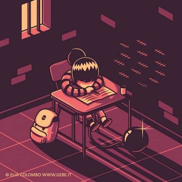 Loạt tranh về mặt trái đáng sợ của cuộc sống hiện đại-3