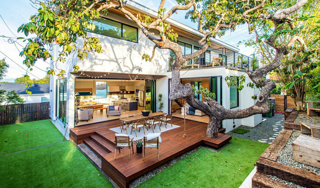 Cải tạo sân sau, chủ nhà không ngờ đã biến không gian nhà trở thành một biệt thự sang trọng-1