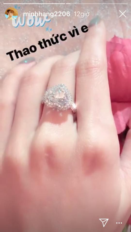 Minh Hằng khoe nhẫn kim cương khủng, người hâm mộ lại nhăm nhăm gọi tên Hồ Ngọc Hà vì lý do đầy thị phi này-1