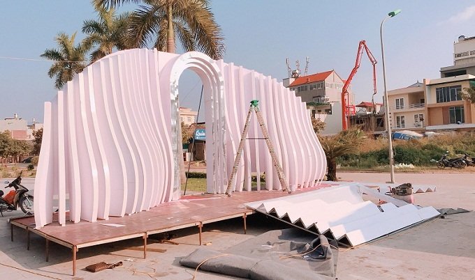Cặp đôi Thái Nguyên chi 4 tỷ trang trí tiệc cưới gây sốt-3