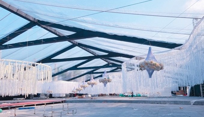 Cặp đôi Thái Nguyên chi 4 tỷ trang trí tiệc cưới gây sốt-8