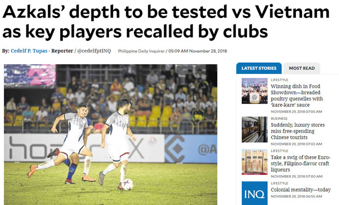 Philippines mất trụ cột đấu Việt Nam: Lo bị loại, ái ngại Quang Hải-1