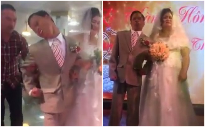 Đám cưới đầy xúc động của chú rể khuyết tật với cô dâu kém 20 tuổi ở Hải Phòng-1