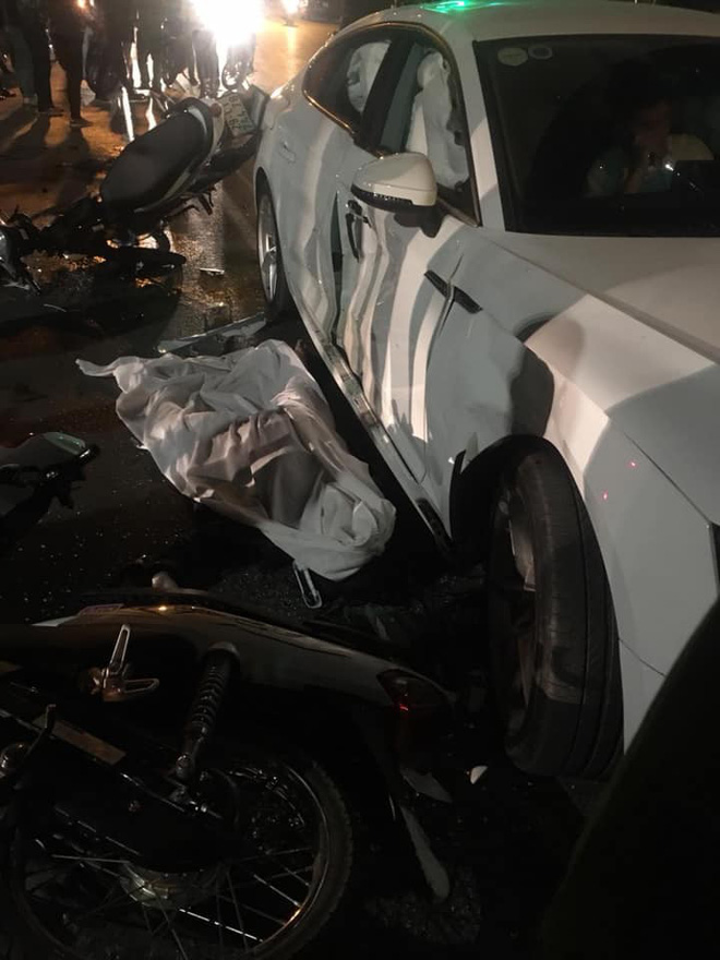 Tai nạn kinh hoàng khiến 1 cô gái tử vong và 3 người bị thương nặng, tài xế ô tô hoảng loạn không dám ra khỏi xe-1