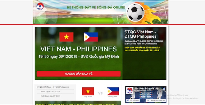AFF Cup 2018: Vé bán online được chuyển qua đường bưu điện từ hôm nay (30/11)-1