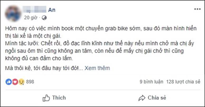 Nữ tài xế GrabBike đưa con còn đang bú sữa cùng đi chở khách: Ngày xưa người ta địu con đi rẫy, nay chị địu con chạy Grab-1