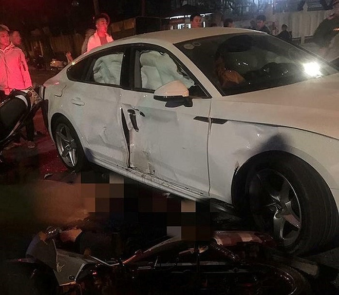 Tai nạn nghiêm trọng giữa Audi Q5 và 2 xe máy: Cô gái 18 tuổi thiệt mạng khi sắp đi du học-2
