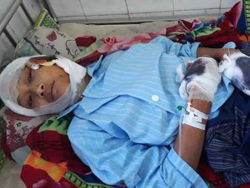 Chồng phê ma tuý cầm dao truy sát vợ rồi giết con gái 3 tuổi