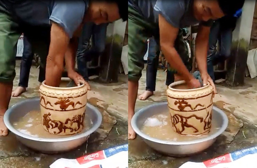 Đi rẫy, vợ chồng xứ Nghệ vớ được cổ vật bán ngay 400 triệu-1