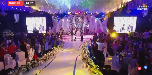 Lộ diện chủ nhân của đám cưới 4 tỷ tiền rạp trang trí, livestream đám cưới còn choáng ngợp hơn cả ảnh chụp-4