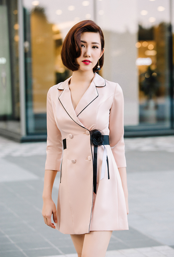 Thúy Ngân khoe thời trang đúng chuẩn hoa hậu-12