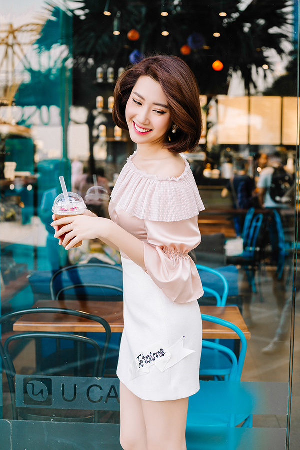 Thúy Ngân khoe thời trang đúng chuẩn hoa hậu-8