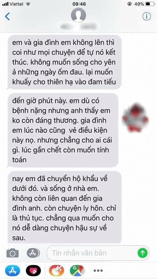 Tuyệt tình hơn phim truyền hình: Vợ ung thư máu, chồng chẳng chăm nom còn đi cặp bồ, nằng nặc đòi ly hôn-6