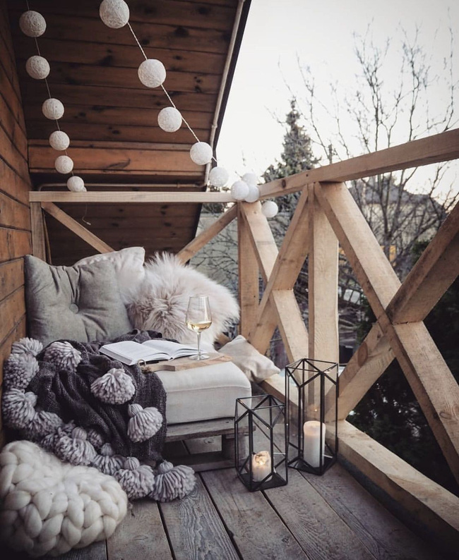 10 ý tưởng trang trí ban công dành riêng cho mùa đông chắc chắn sẽ khiến bạn thích-1