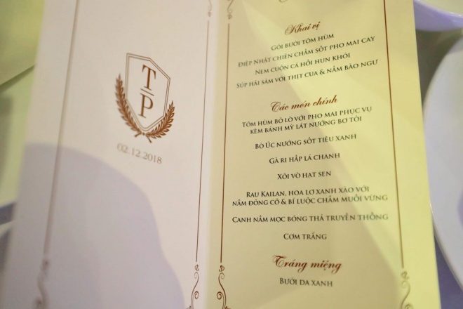 Thực đơn trong đám cưới của Á hậu Thanh Tú và chồng doanh nhân có gì đặc biệt?-5