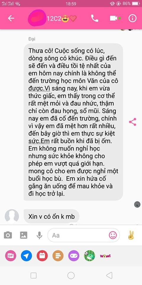 Khi dân chuyên Văn xin nghỉ học: Văn thơ lâm li bi đát, câu chuyện drama khiến giáo viên chỉ biết gật đầu đồng ý-1