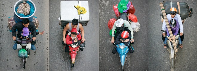 Dở khóc dở cười với bộ ảnh Bộ tứ siêu đẳng” về giao thông Hà Nội-9