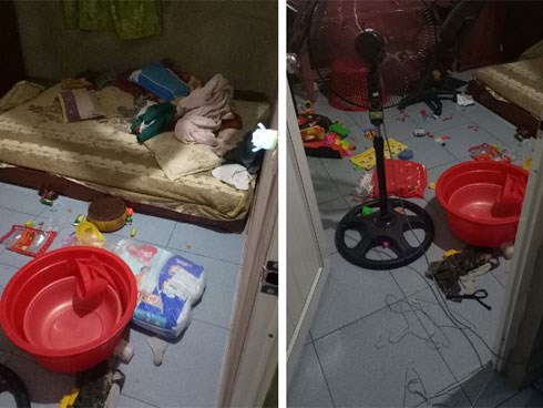 Vắng nhà 2 ngày, vợ trẻ bàng hoàng với kết quả chồng để nhà cửa như bãi rác với lý do 
