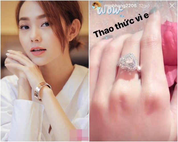 Minh Hằng chính thức lên tiếng về chiếc nhẫn kim cương được đồn đoán là nhẫn đính hôn-1