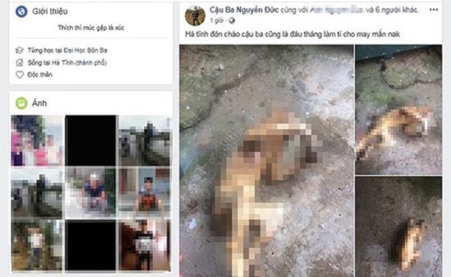 Nam thanh niên đăng ảnh giết khỉ lên facebook để ra oai với bạn bè và câu like-2