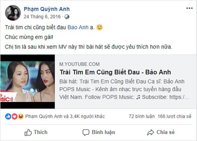 Trước khi vướng tin đồn giật chồng đàn chị, Phạm Quỳnh Anh và Bảo Anh từng tỷ muội tình thâm thế này cơ mà-7