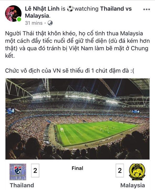 Thái Lan thất bại, dân mạng sướng rơn khi đường tới cúp vô địch AFF Cup của Việt Nam rộng mở-2