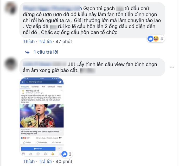 Dân mạng tranh cãi khi Trường Giang bị loại khỏi vòng bầu chọn Mai Vàng vì cướp sóng cầu hôn Nhã Phương-2
