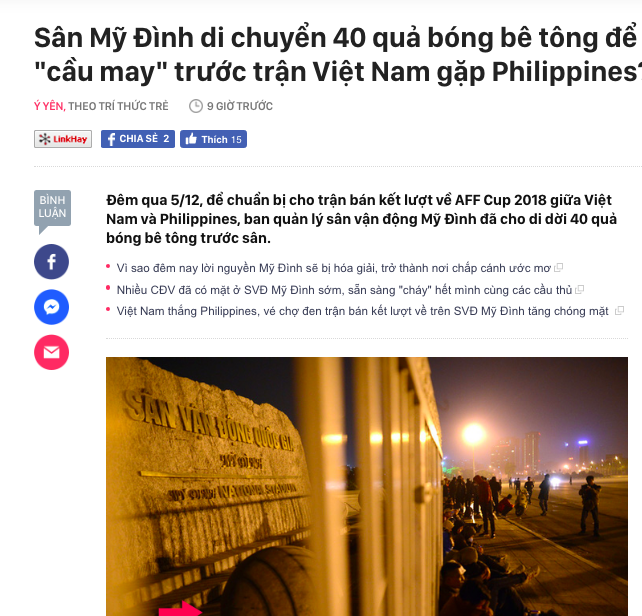 Tuyển Việt Nam thoát dớp sân Mỹ Đình, CĐM sôi sục truy tìm người tư vấn chuyển 40 bóng bê tông để nhờ phá ế-2