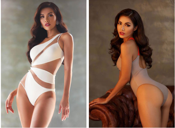 Pha đụng hàng bỏng mắt nhất Vbiz: Minh Tú và HHen Niê đọ body cực phẩm với cùng một thiết kế bikini táo bạo-1