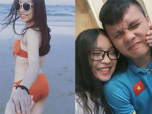 Chuyện tình 'may mắn' của Quang Hải và bạn gái thích khoe vòng ba