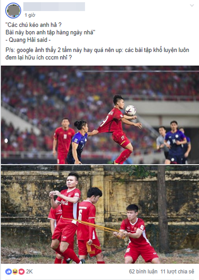 Khoảnh khắc Quang Hải bị cầu thủ Philippines kéo áo được chia sẻ mạnh, nhưng bài tập tiên tri của thầy Park mới gây chú ý-3
