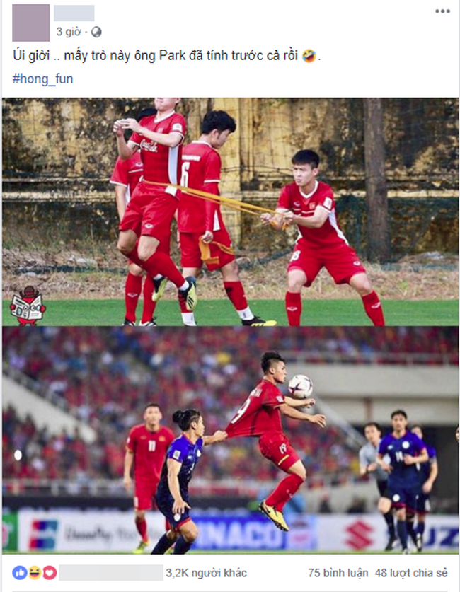 Khoảnh khắc Quang Hải bị cầu thủ Philippines kéo áo được chia sẻ mạnh, nhưng bài tập tiên tri của thầy Park mới gây chú ý-2