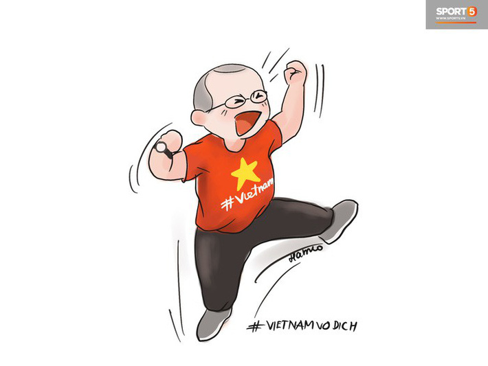 Bộ tranh chibi cute hết cỡ về hành trình của tuyển Việt Nam tại AFF Cup 2018-4