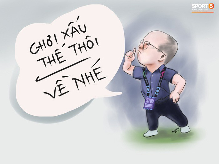 Bộ tranh chibi cute hết cỡ về hành trình của tuyển Việt Nam tại AFF Cup 2018-5