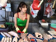 Bí mật về cô gái được gọi là 'nữ thần bán cá' xinh như mộng đang gây sốt MXH Đài Loan