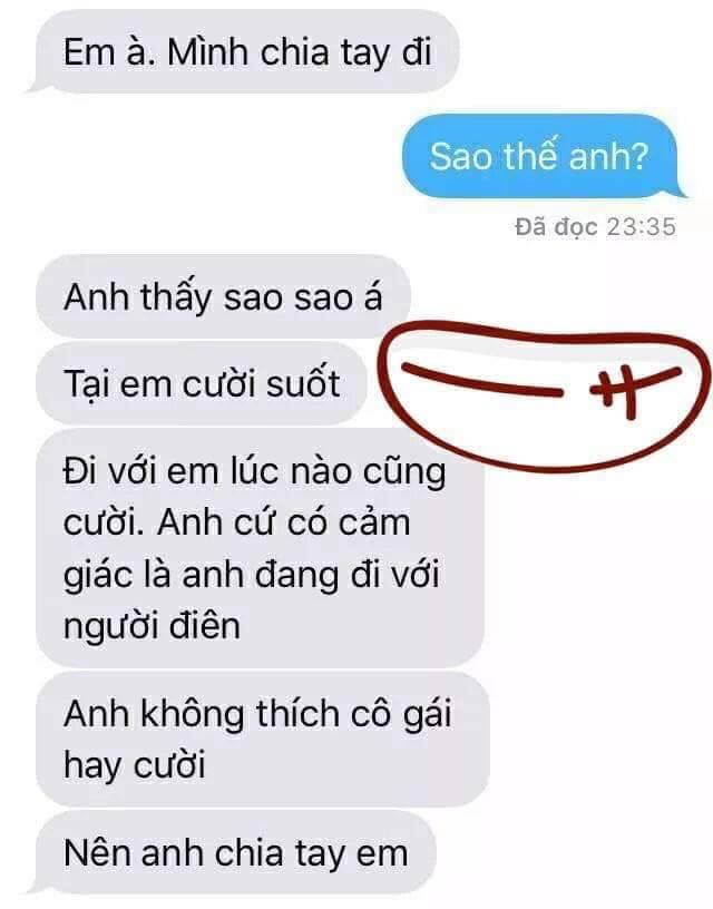 Luôn miệng cười, cô gái bị bạn trai chia tay vì Đi với em, anh có cảm giác như đi với người điên-1