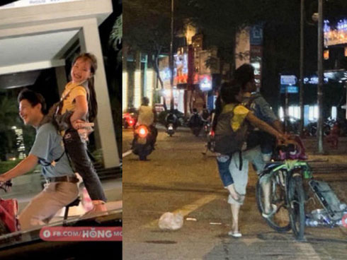 Hình ảnh người đàn ông lấm lem ngồi bên vỉa hè đút cháo cho con nhỏ và câu chuyện không thể ngờ phía sau-3