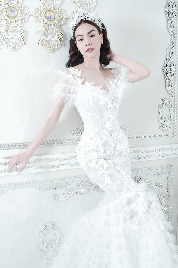 Đội vương miện, Hồ Ngọc Hà khoe vẻ đẹp sang chảnh như nữ thần-2