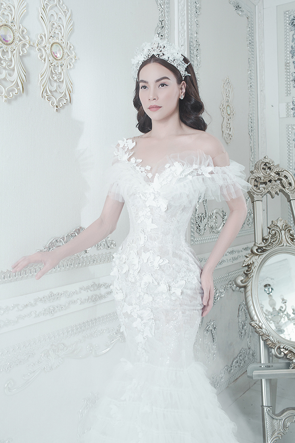 Đội vương miện, Hồ Ngọc Hà khoe vẻ đẹp sang chảnh như nữ thần-3