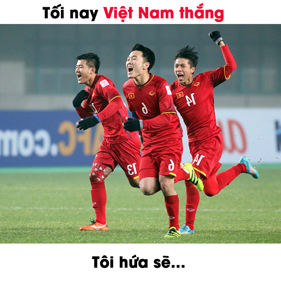 1001 lời thề thốt của dân tình trước câu hỏi: Nếu tối nay Việt Nam thắng, bạn hứa sẽ?-1